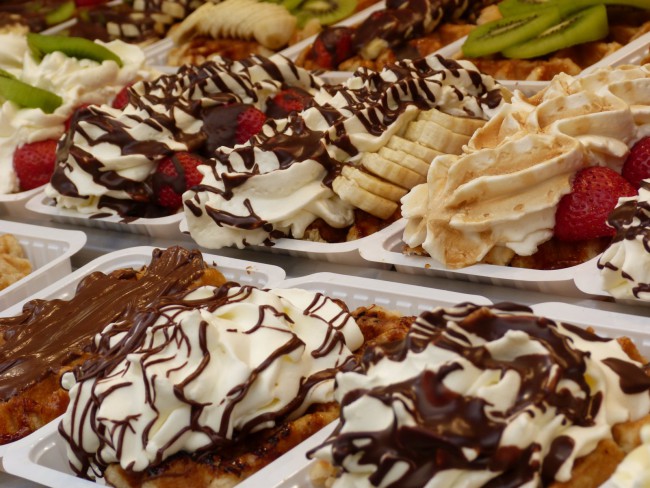Gofres, comer en bruselas